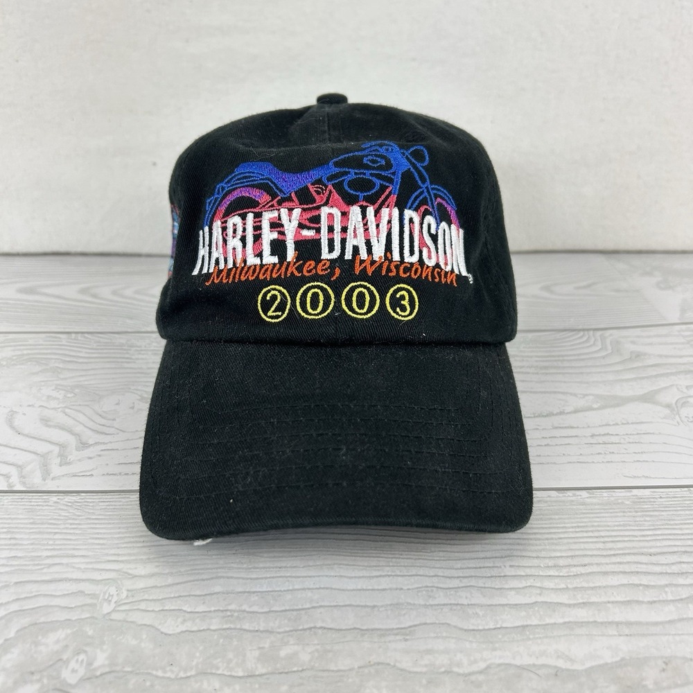 Harley Davidson 100th Year Anniversary 1903-2003 Party Of The Century Cap